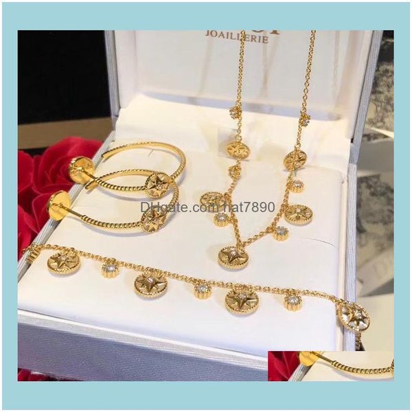

lockets necklaces & pendants jewelrynet simple mini cut-out flower inlaid diamond fritillaria star temperament necklace bracelet drop delive, Silver