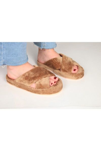 

slippers women tan home slipper, Black