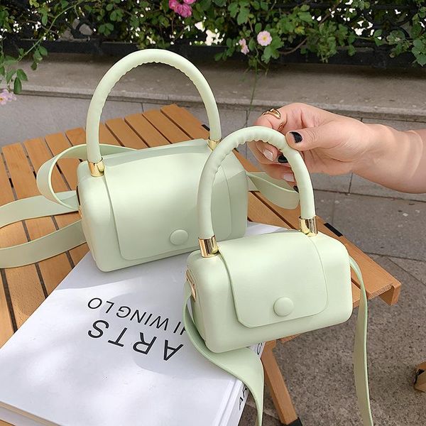 

shoulder bags casual solid square women handbag pu magnetic buckle cover diagonal bag woman fashion wide strap women's