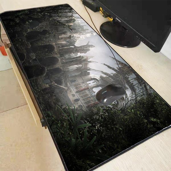 

mouse pads & wrist rests mairuige dark fantasy landscape version large gaming lock edge mousepad keyboards mat computer tablet pad office ga