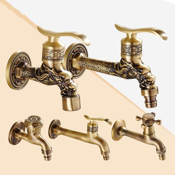 

bathroom sink faucets brass antique faucet single hole for washing machine wc and cold mixer tap accessories