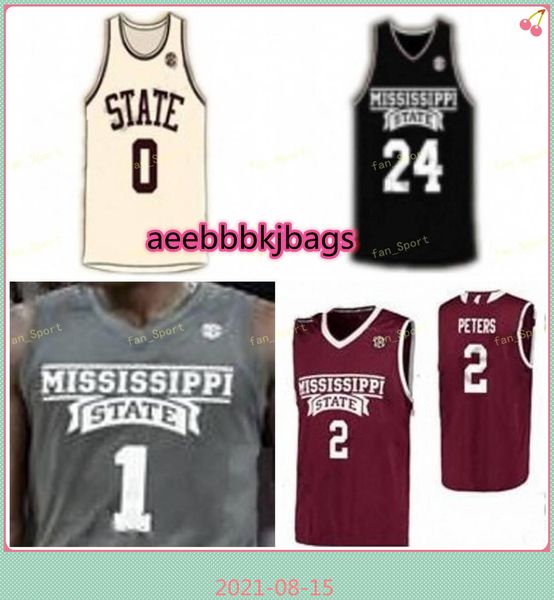 

ncaa college msu mississippi state bulldogs basketball jersey 24 abdul ado 30 andrew junkin 35 aric holman 42 jethro tshisumpa 45 ej datcher, Black