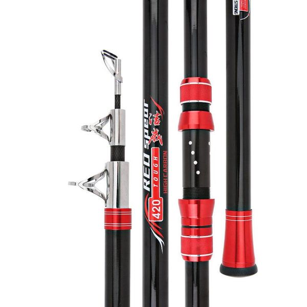 

boat fishing rods sea rod, carbon fiber pole spinning rod 2.1m-4.5m for freshwater saltwater inshore