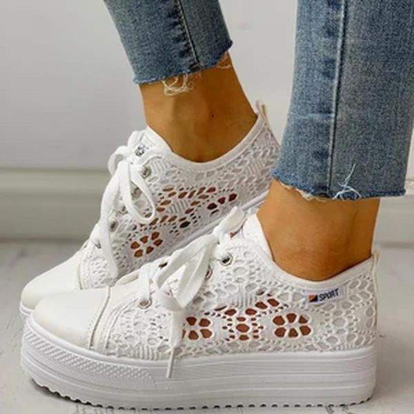 

dress shoes women summer pumps mid heels plus size wedges lace up woman canvas fabric deco shoe female mujer sapato femininoh1830, Black