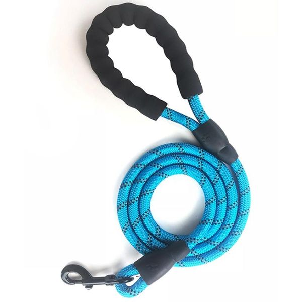 

pet walking leads dog outdoor leash round products with reflective nylon medium - sized 1.5m collars & leashes