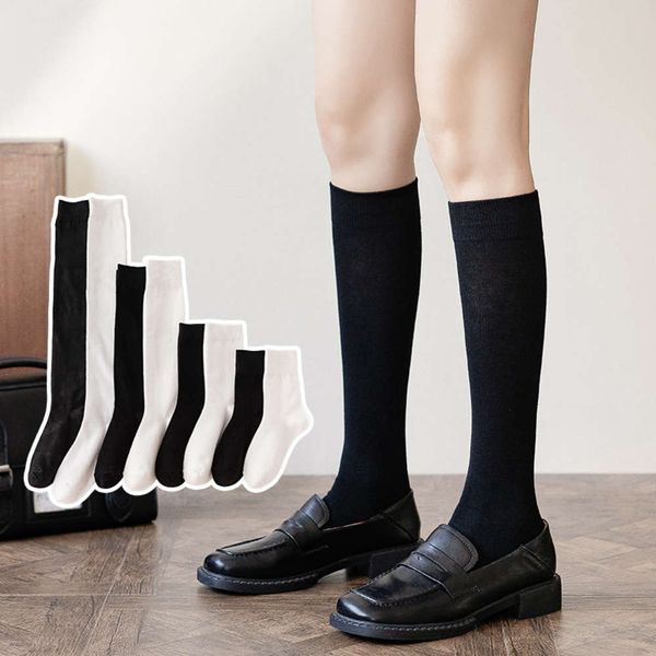 

pressure thin leg spring and autumn long over knee black, Black;white