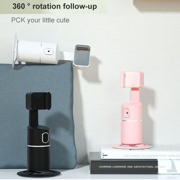 

selfie monopods auto smart stick 360Â° object tracking shooting holder all-in-one rotation face camera phone stand