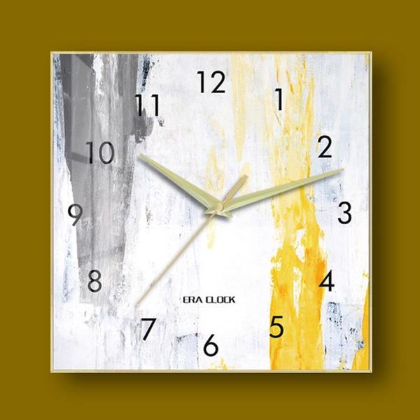 

wall clocks fashion art clock simple color luxury large size bedroom modern design for home