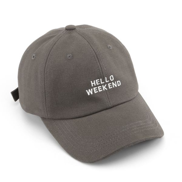 

japanese and korean style mens fashion popular letters embroidered peaked cap outdoor sports travel sun protection sunshade womens baseball, Blue;gray