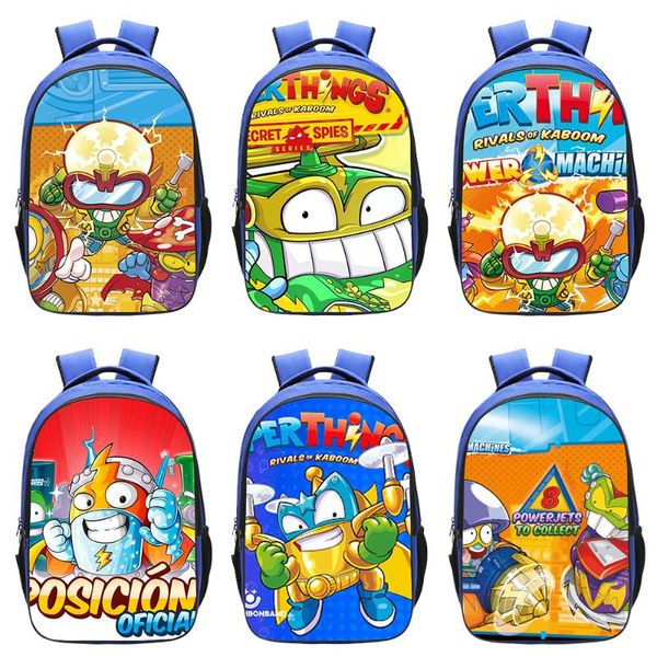 

backpack super things cartoon mochila korean backpacks women bagpack fashion bookbag 16.5inch men travel knapsack school bags
