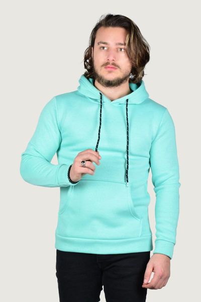 

men's hooded long-sleeve sweatshirt 9y-5200178-096-1 teal tracksuits, Gray
