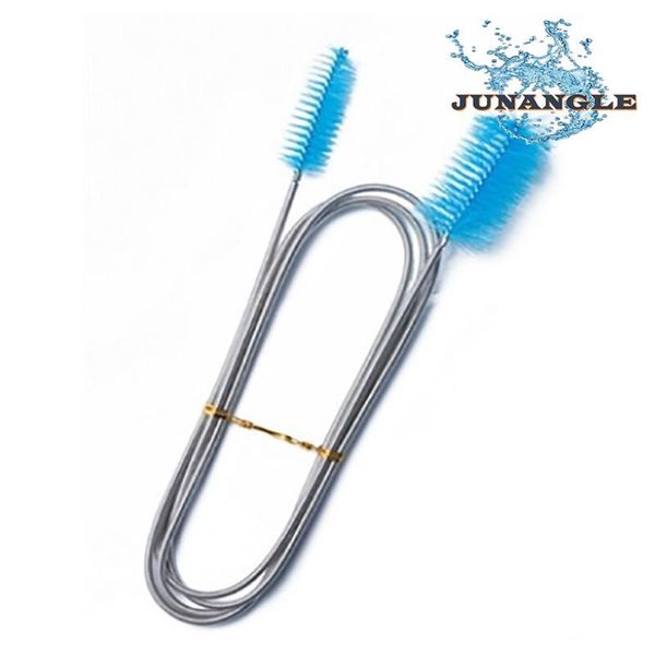 

aquariums double brush fish tank stainless steel spring cleaning supplies filter hose clean up the pipe aquarium accessories