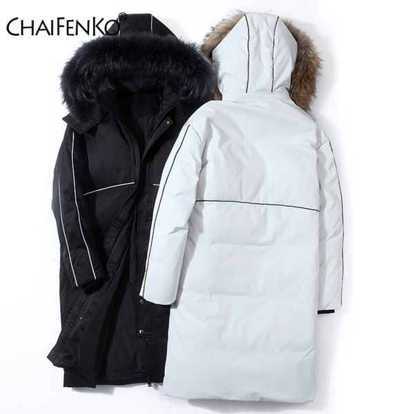 

men's hoodie, thick leather collar windproof coat, 2021 brand casual coat, Black