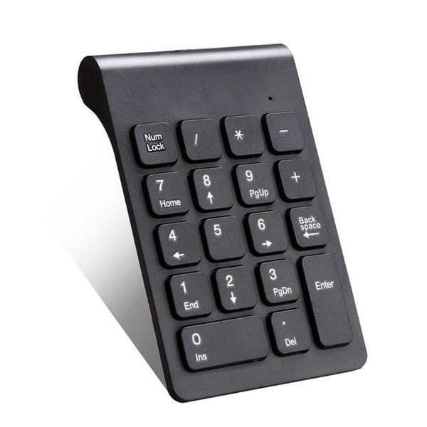 

2.4ghz wireless numeric keypad 18 keys digital keyboard for accounting teller laptablets keyboards