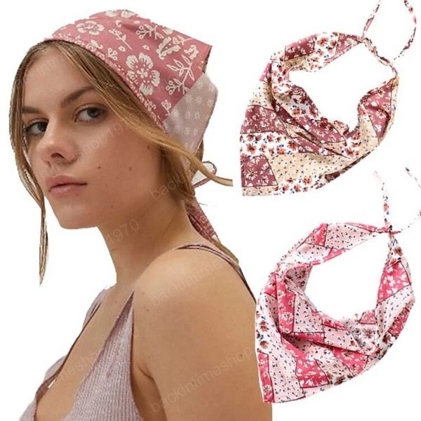 

print turban headband bandana hair band fashion for women 2021 hair accessories girls head wrap scarf, Slivery;white