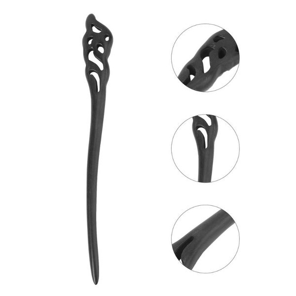 

hair clips wooden sticks natural ebony chopsticks vintage pin accessory for ladies