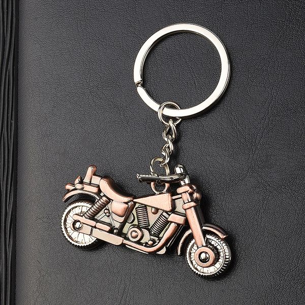 9 peças / lote Simulação Retro 3D Motorcycle Keychain para homens Presente de aniversário dos namorados para melhor amigo