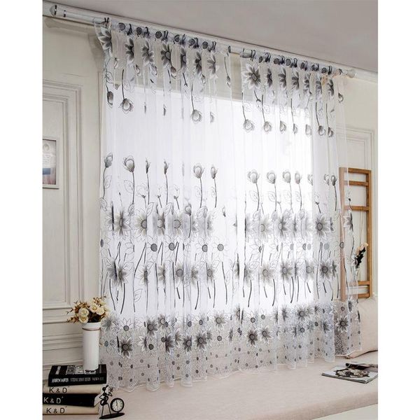 

curtain & drapes printed window z balcony curtains burnout kitchen product tulle design finished for room living flower