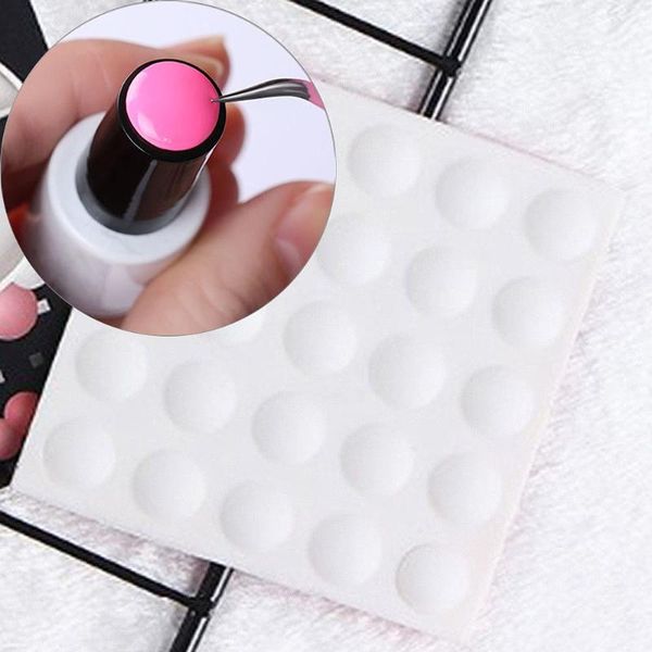 

nail art kits beauty gel polish diy tools silicone sticker adhesive paster color button label display