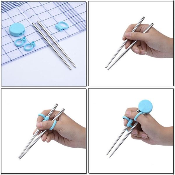 

chopsticks kids children training learning chop sticks helper reusable tableware