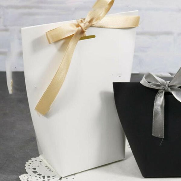 

packaging white/kraft birthday 10pcs party decoration thank you storage bags