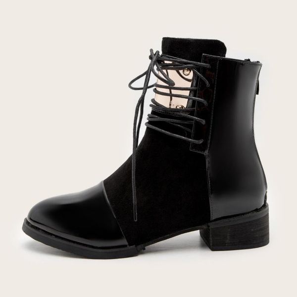 

sandals flat boots women fashion short shoes ladies, Black