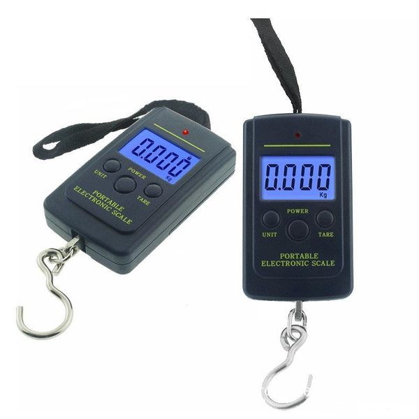 

40kg digital scales lcd display hanging hook luggage fishing weight scale household portable airport electronic scales ld70105