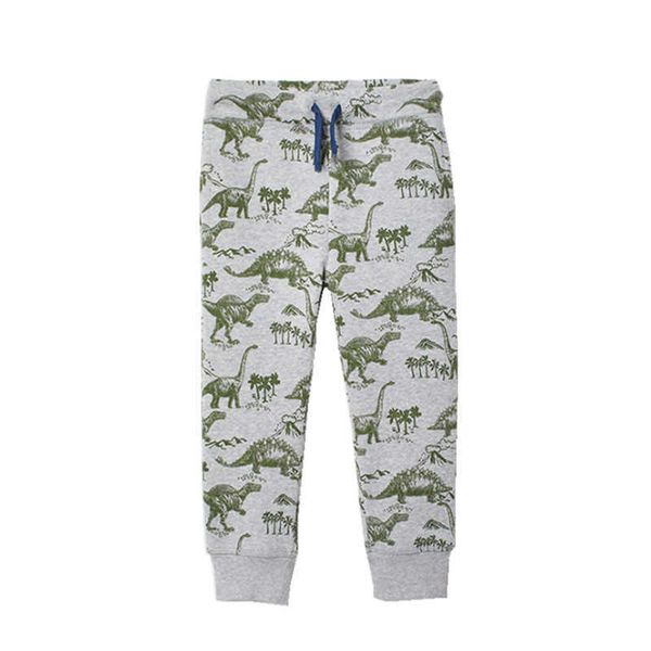 

jumping meters dinosaurs sweatpants boys girls autumn spring wear drawstring children clothes animals trousers pants 210529, Blue