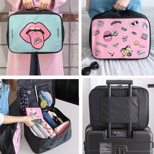 

professional large makeup cosmetic case bags storage handle organizer travel kit