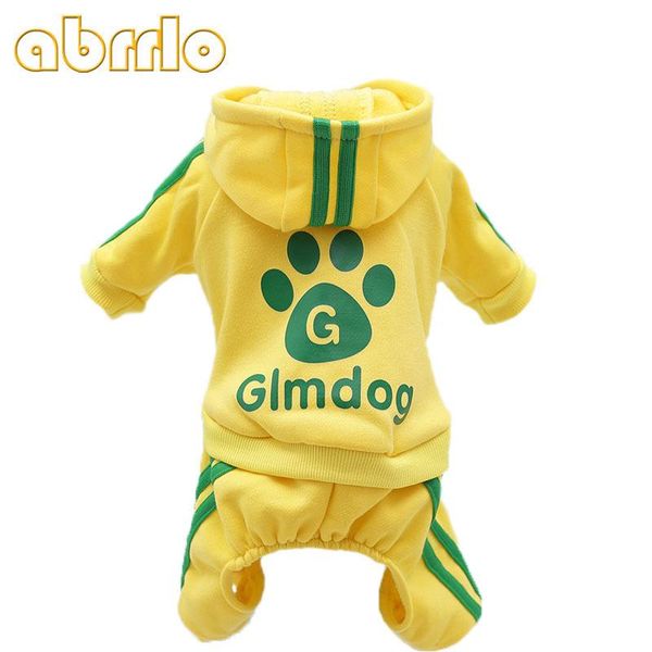 

dog apparel abrrlo clothes for fleece sweater four leg jumpsuit clothing dogs winter pet hoodie sportswear supplies xs-xxl