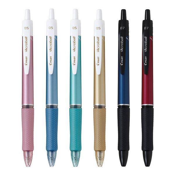 

ballpoint pens 1pcs limited japan pilot bab-15eft/15ft smooth 0.5/0.7 pen acroball, Blue;orange