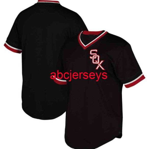 

custom mitchell & ness baseball jersey new black men women youth xs-5xl