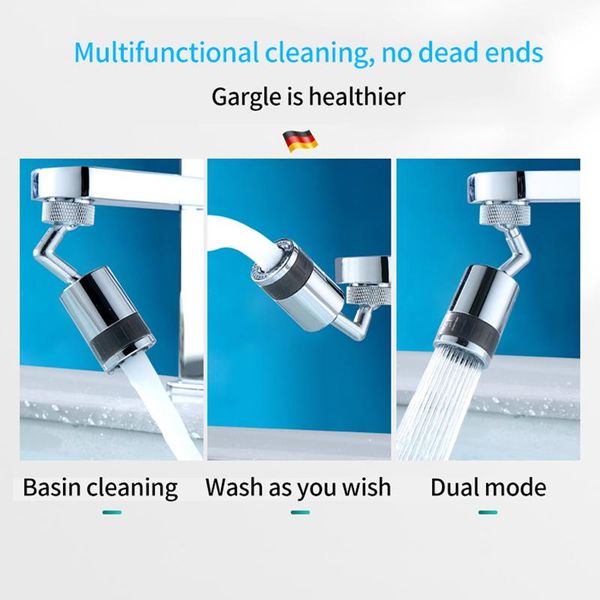 

other faucets, showers & accs universal splash filter 720 degrees faucet spray head anti movable kitchen tap water saving nozzle sprayer
