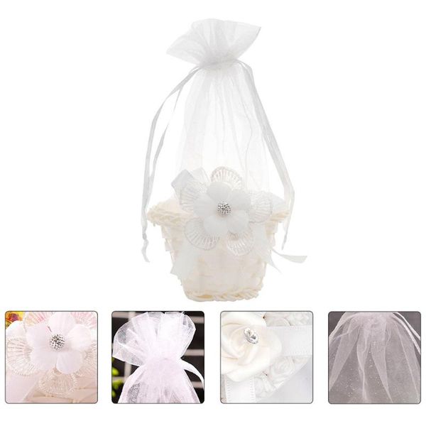 

gift wrap 6pcs exquisite wedding candy box bag creative packaging (white)