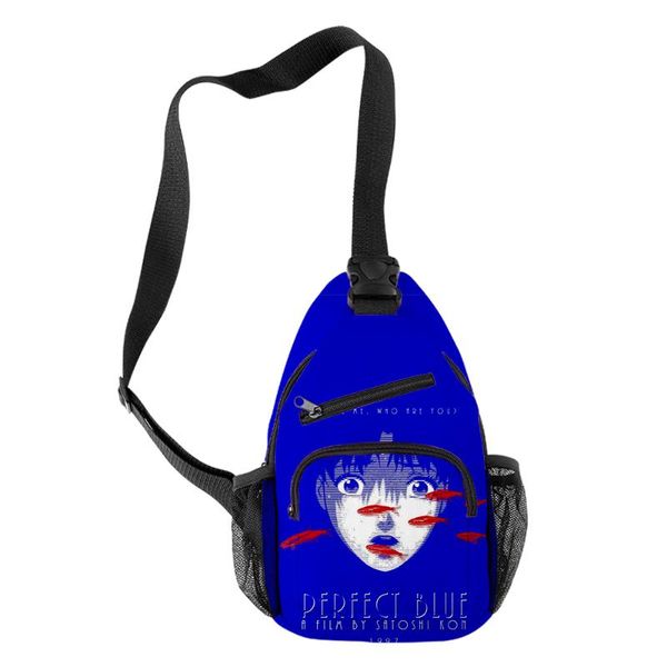 

backpack kawaii prefer blue 3d merch shoulder bag crossbody outdoor sports one chest daily canvas street fashion