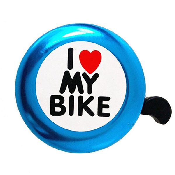 

bike horns bicycle bell - ' i like my bike'bike horn loud aluminum ring mini accessories for adults men women kids girls boys b