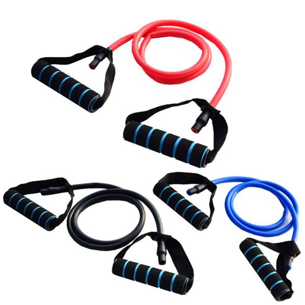 

140cm fitness elastic resistance bands yoga pull rope workout exercise tubes tensile expander gym sports practical training #35