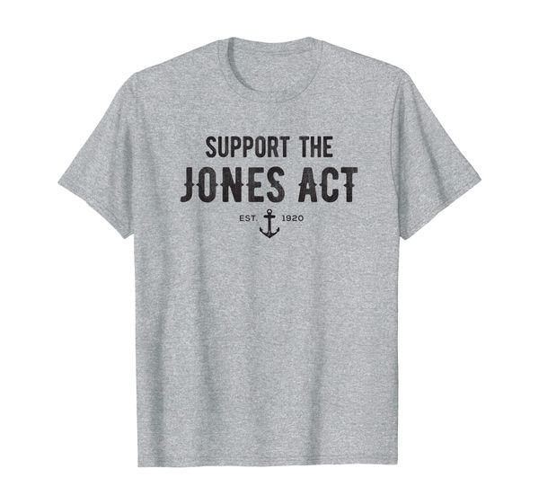 

jones act merchant marine t-shirt, White;black