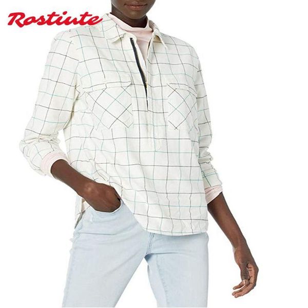 

women's jackets ladies plaid flannel shirt jacket, Black;brown