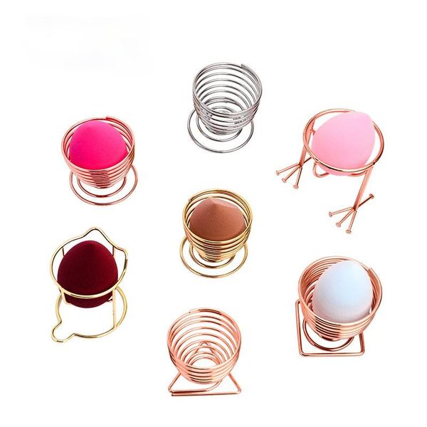 

sponges, applicators & cotton wholesale powder puffer storage rack for drying eggs bracket, make up air cushion frame, beauty egg puff shelf