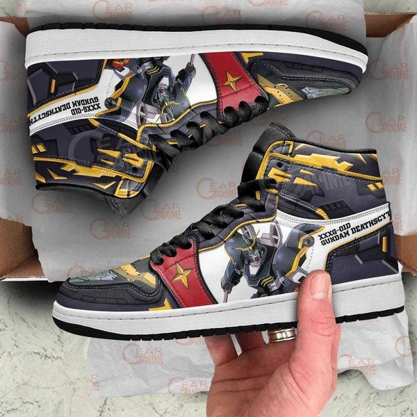 

hip gundam hop sneakers deathscythe custom anime shoes