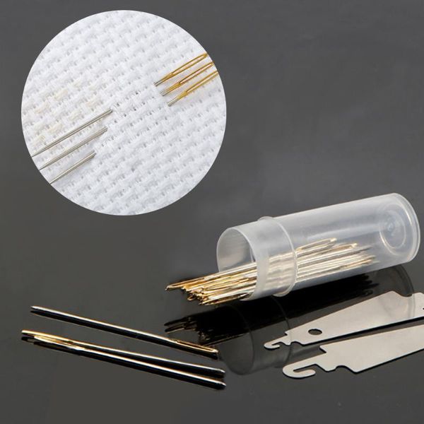 

sewing notions & tools durable needles supplies metal accessory hand embroidery craft threader cross stitch portable, Black