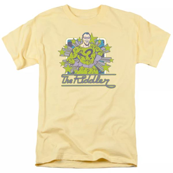 

Riddler Stars T-Shirt DC Comics Sizes S-3X NEW, White;black
