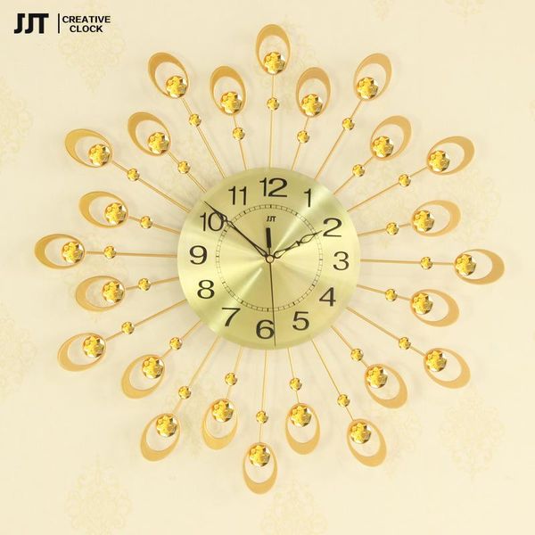 

desk & table clocks jiujiuda creative european style living room peacock zhong wall clock large size fashion jing yin c