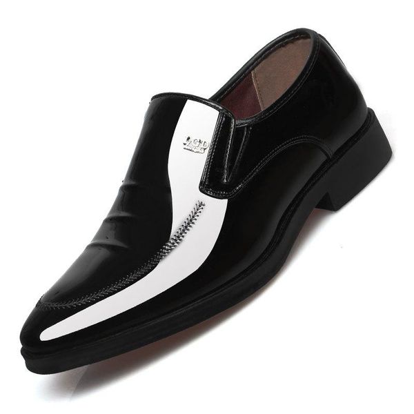 

dress shoes men leather spring brand office fashion social #ms8116111, Black