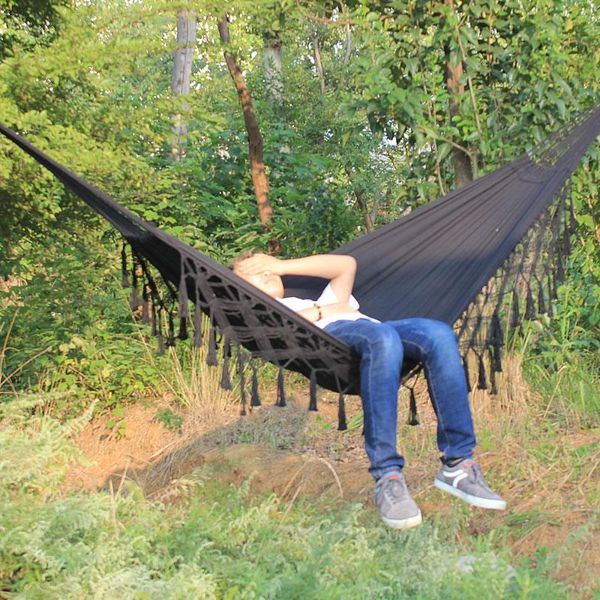 

hammock swings rural hamock indoor swing bed tassel camp furniture