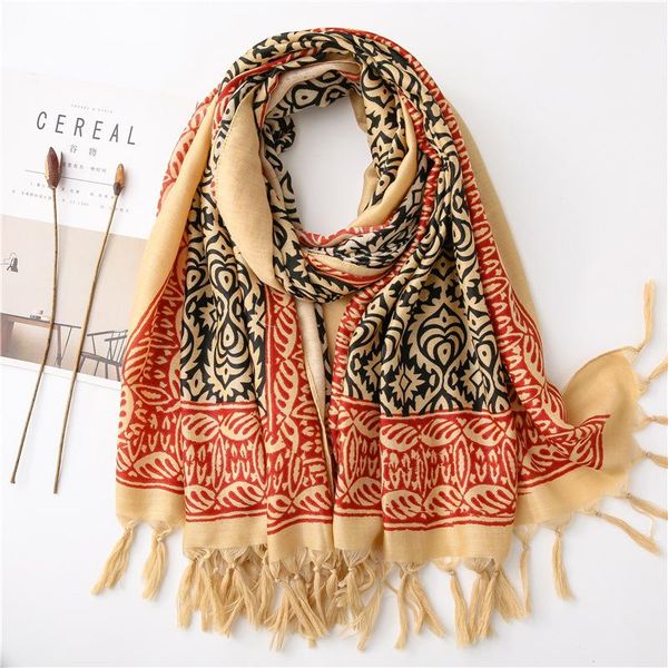 

scarves 10pcs/lot totem pattern shawl women handmade tassels scarf fashion muslim turban headwear pashmina, Blue;gray