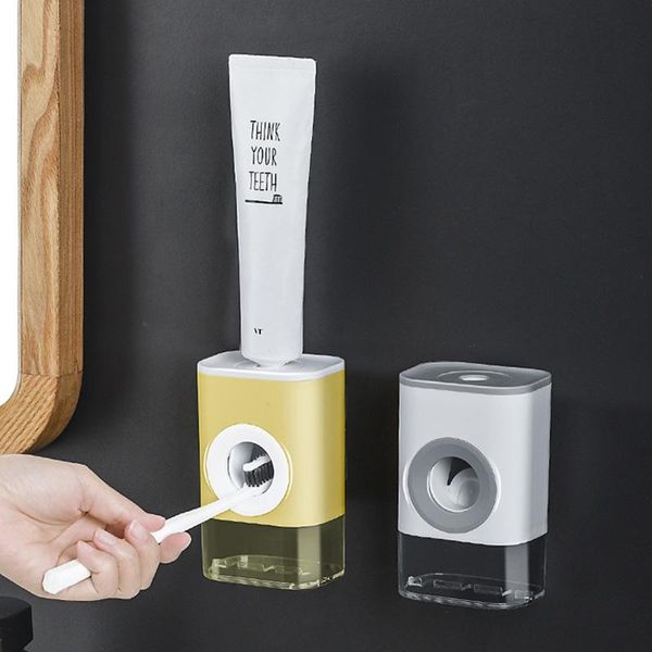 

automatic toothpaste squeezer wall-mounted dispenser toothbrush holder household bathroom accessories holders