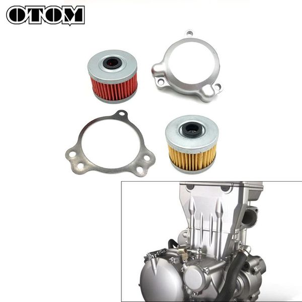 

parts otom motorbike engine oil filters pit dirt bike red paper (original) filter cover for loncin lx300-6a voge 300ds yf300