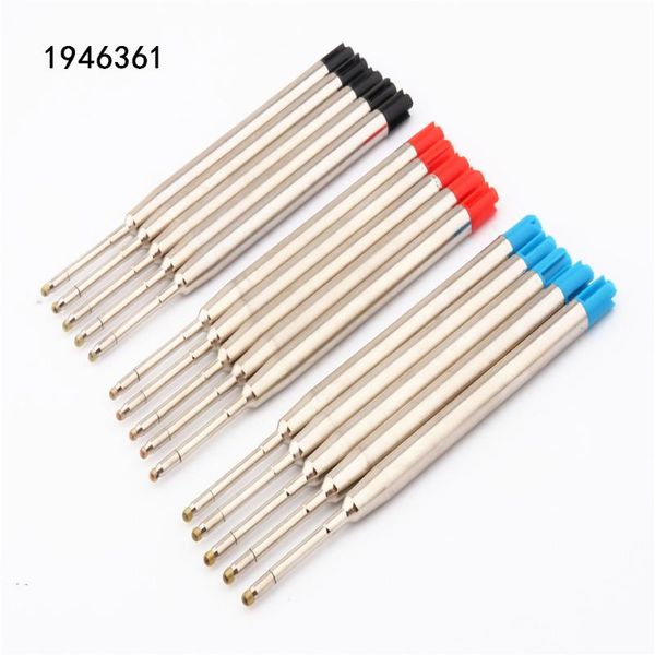 

refills factory outlets 5pcs black blue red selection ballpoint pen refill office school stationery, Black;red